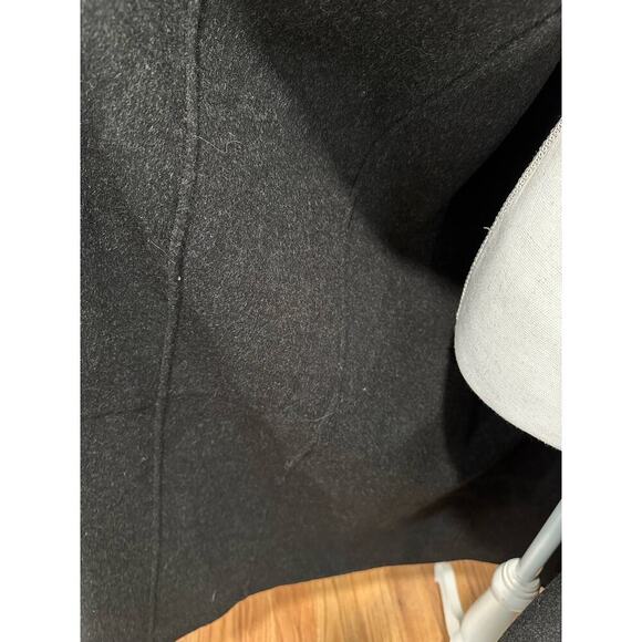 Eileen Fisher Double Face Wool/Cashmere Blend Shaw Collar Coat - Picture 8 of 8